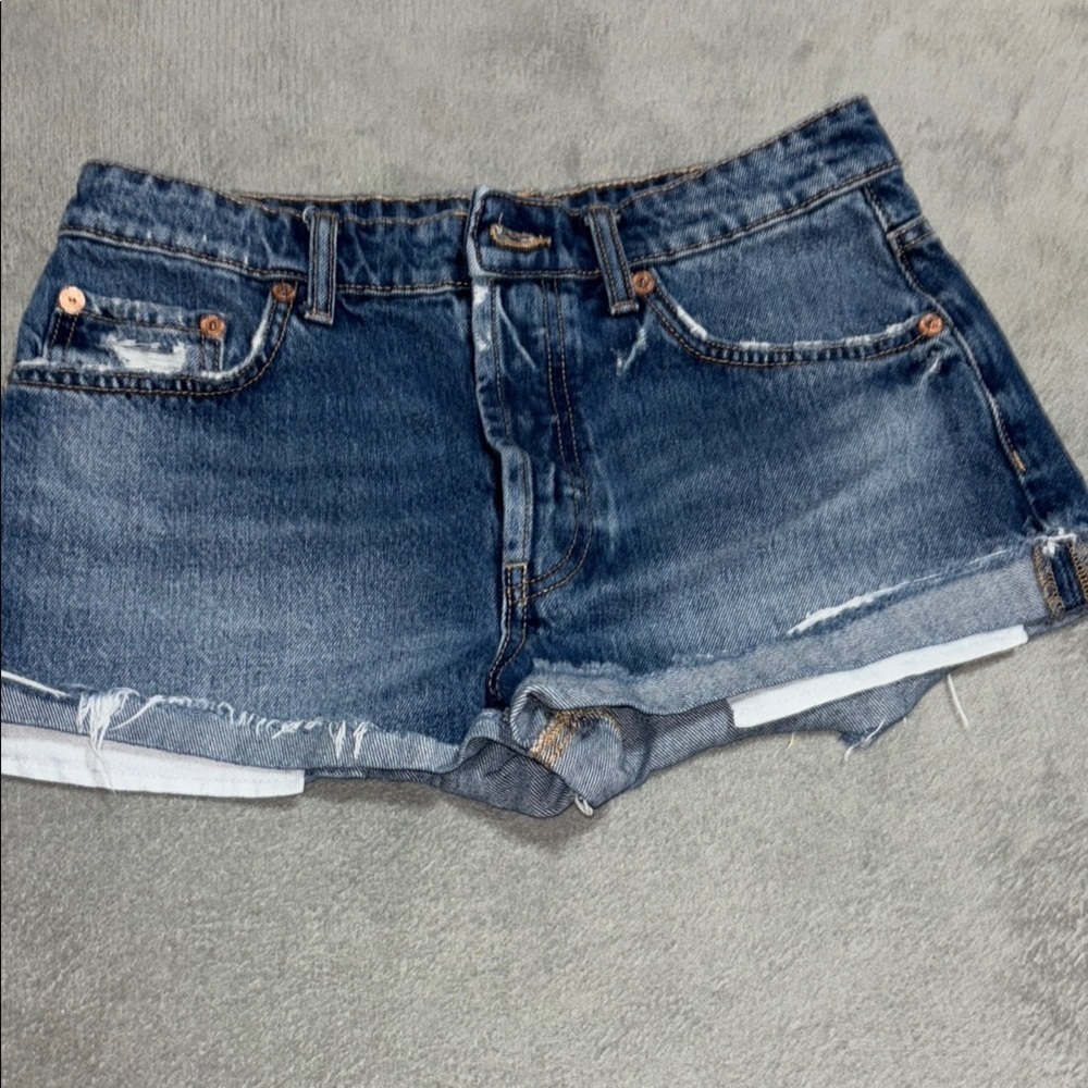 Denim Blue Women's Shorts - Picture 1 of 5